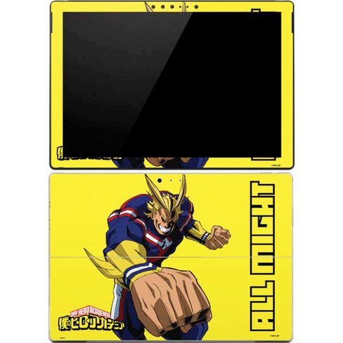My Hero Academia All Might Season 5 Surface Pro 4 Skin